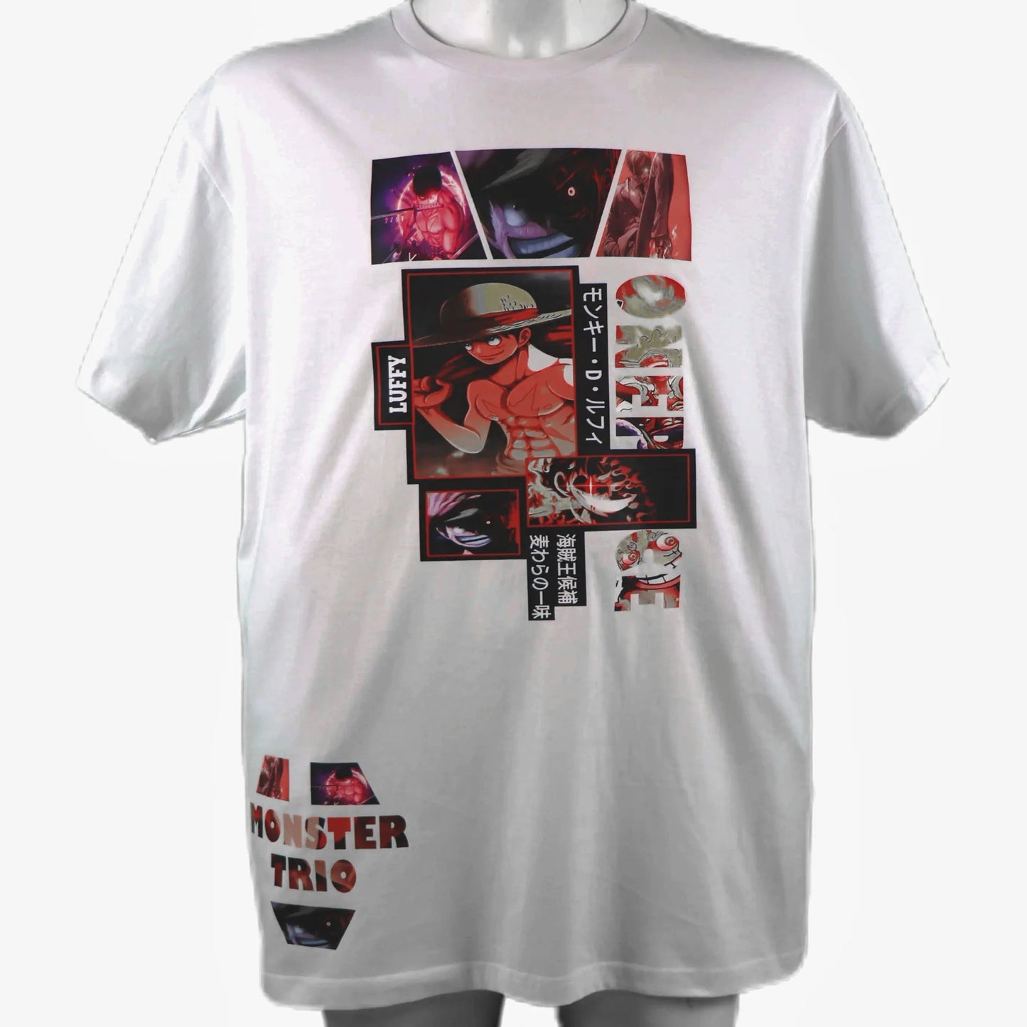 Camiseta oversize monkey d luffy