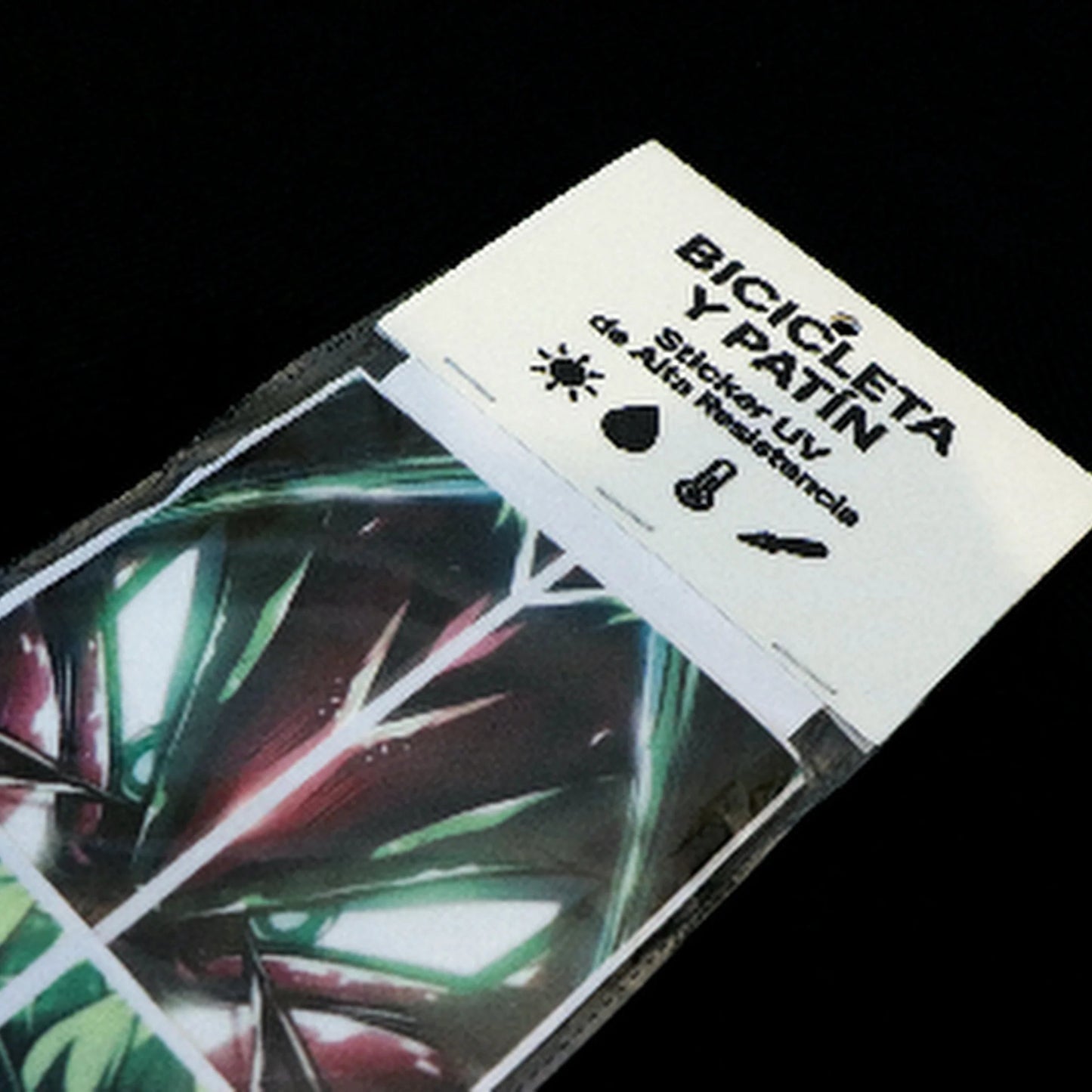 stickers uvdtf de broly dragon ball z para bicileta y patinetes listo para personalizar
