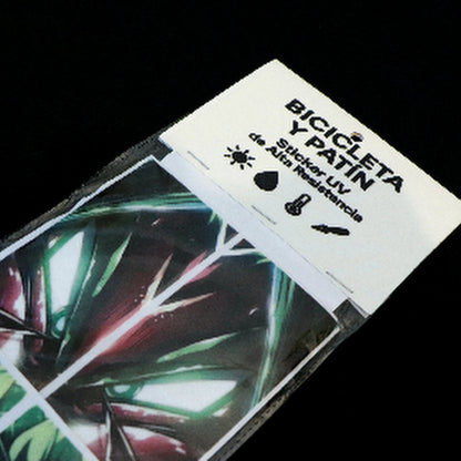 stickers uvdtf de broly dragon ball z para bicileta y patinetes listo para personalizar