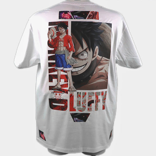 Camiseta oversize monkey d luffy