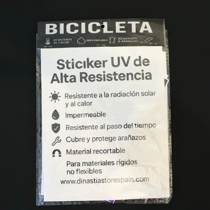 stickers uvdtf de Majin Boo dragon ball z para bicicleta y patinetes listo para personalizar