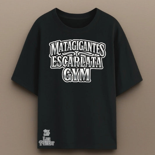 Camiseta manga corta (oversize de calidad ) escarlata gym 1% matagigantes