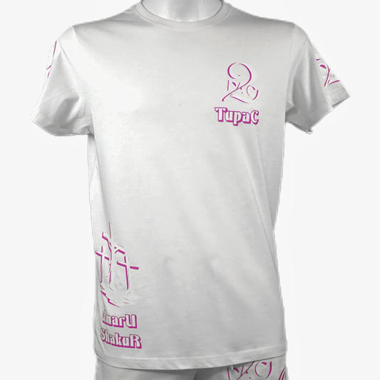 camiseta (corte clasico o oversize) onli god can judge me letras rosas